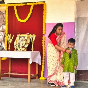 East Point School came alive with the spirit of Rabindra Jayanti